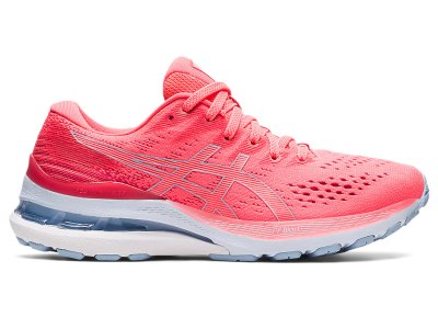 Tenis Para Correr Asics Gel-kayano 28 Mujer Coral Azules Claro | MX3415-826