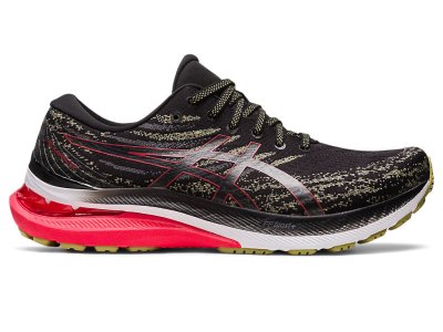 Tenis Para Correr Asics Gel-kayano 29 Hombre Negros Rojos | MX4266-313