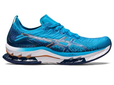 Tenis Para Correr Asics Gel-kinsei Blast Hombre Azules Naranjas | MX1646-797