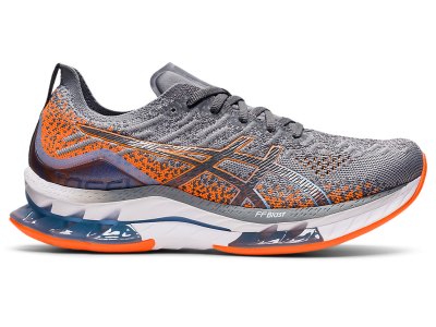 Tenis Para Correr Asics Gel-kinsei Blast Hombre Grises Naranjas | MX7473-559