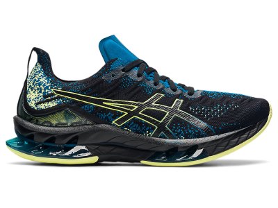 Tenis Para Correr Asics Gel-kinsei Blast Hombre Negros Amarillos | MX7885-068