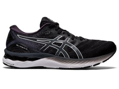 Tenis Para Correr Asics Gel-nimbus 23 Hombre Negros Blancos | MX8692-302