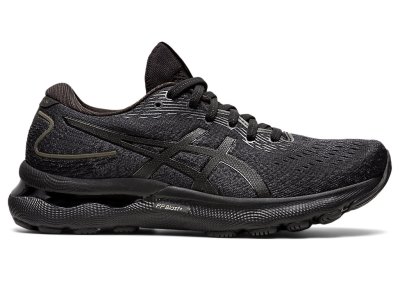 Tenis Para Correr Asics Gel-nimbus 24 Mujer Negros Negros | MX2470-377