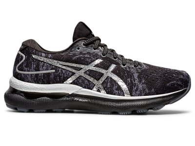 Tenis Para Correr Asics Gel-nimbus 24 Platinum Mujer Grises Plateados | MX8452-970