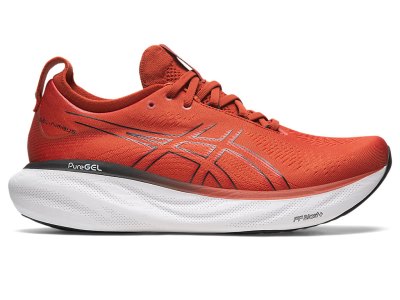 Tenis Para Correr Asics Gel-nimbus 25 Hombre Marrom Negros | MX3723-160