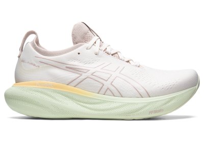 Tenis Para Correr Asics Gel-nimbus 25 Hombre Creme Coral Claro | MX6055-388