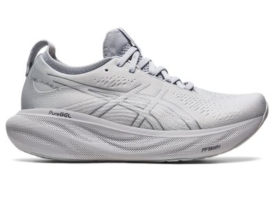 Tenis Para Correr Asics Gel-nimbus 25 Mujer Grises Grises | MX4755-018