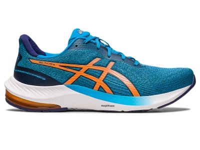 Tenis Para Correr Asics Gel-pulse 14 Hombre Azules Naranjas | MX5638-304