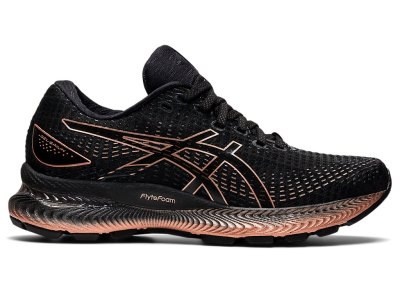 Tenis Para Correr Asics Gel-saiun Mujer Negros Rosas Dorados | MX6899-603