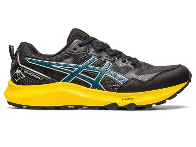 Tenis Para Correr Asics Gel-sonoma 7 Hombre Grises Oscuro Turquesa | MX6724-490