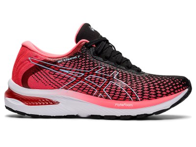 Tenis Para Correr Asics Gel-stratus 2 Knit Mujer Coral Negros | MX3461-881