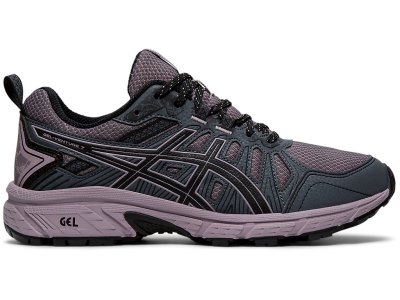 Tenis Para Correr Asics Gel-ventuRE 7 Mujer Grises Morados Rosas | MX2236-575