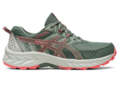 Tenis Para Correr Asics Gel-ventuRE 9 Mujer Verdes Oscuro Coral | MX1072-935