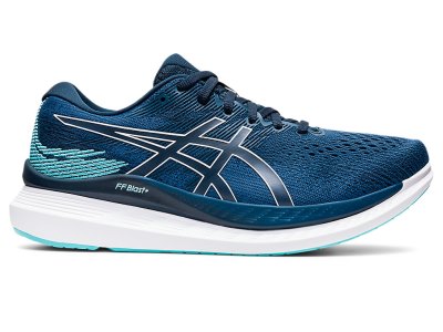 Tenis Para Correr Asics Glideride 3 Hombre Azules Azules | MX7109-001