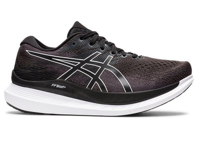 Tenis Para Correr Asics Glideride 3 Mujer Negros Blancos | MX0826-225