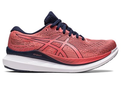 Tenis Para Correr Asics Glideride 3 Mujer Coral Negros | MX3903-375