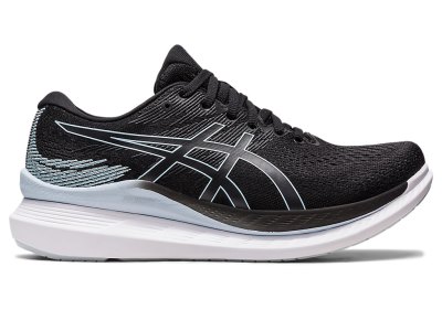 Tenis Para Correr Asics Glideride 3 Mujer Negros Azules | MX9733-109