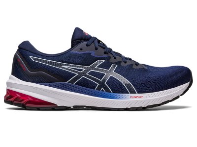 Tenis Para Correr Asics Gt-1000 11 (2E) Hombre Azules Azules Negros | MX1699-426