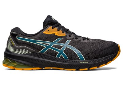 Tenis Para Correr Asics Gt-1000 11 GTX Hombre Negros Turquesa | MX7328-935