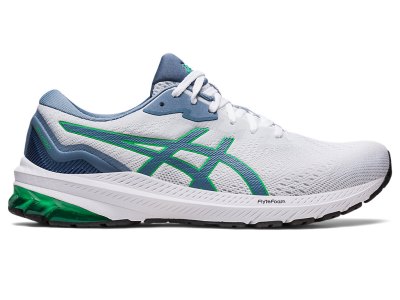 Tenis Para Correr Asics Gt-1000 11 Hombre Blancos Grises Azules | MX2341-052