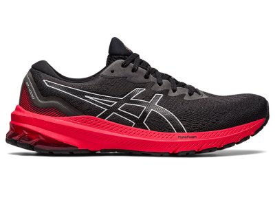 Tenis Para Correr Asics Gt-1000 11 Hombre Negros Rojos | MX8937-032