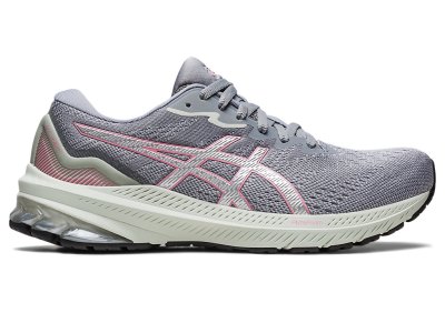 Tenis Para Correr Asics Gt-1000 11 Mujer Grises Plateados | MX4246-809