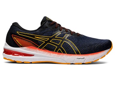 Tenis Para Correr Asics Gt-2000 10 Hombre Azules Amarillos | MX9767-157