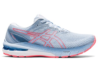 Tenis Para Correr Asics Gt-2000 10 Mujer Azules Claro Coral | MX0230-897