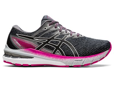 Tenis Para Correr Asics Gt-2000 10 Mujer Grises Rosas | MX4580-128