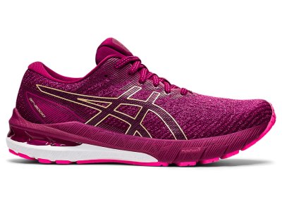 Tenis Para Correr Asics Gt-2000 10 Mujer Rosas Amarillos | MX5320-361