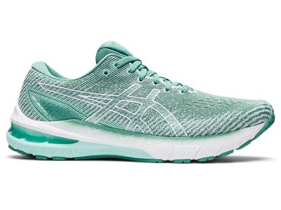 Tenis Para Correr Asics Gt-2000 10 Mujer Verde Oliva Blancos | MX5945-307