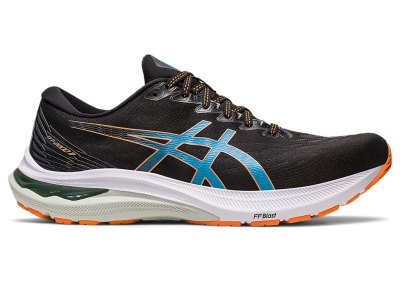 Tenis Para Correr Asics Gt-2000 11 Hombre Negros Naranjas | MX0388-925