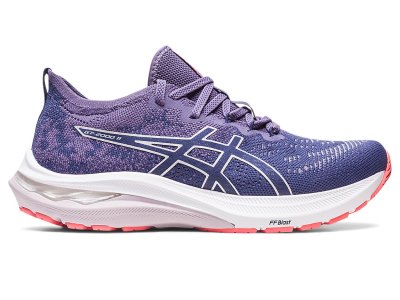 Tenis Para Correr Asics Gt-2000 11 Mk Knit Mujer Azules Azules Plateados | MX4163-084