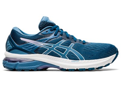 Tenis Para Correr Asics Gt-2000 9 (2a) Mujer Azules Grises | MX3794-040