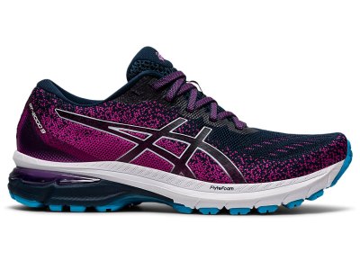 Tenis Para Correr Asics Gt-2000 9 Knit Mujer Azules Blancos | MX9432-237