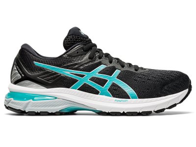 Tenis Para Correr Asics Gt-2000 9 Mujer Negros Azules | MX3760-259