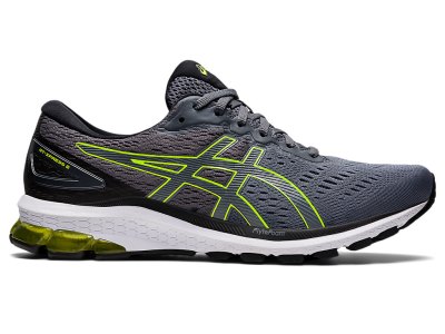 Tenis Para Correr Asics Gt-xpress 2 Hombre Grises Amarillos | MX3602-865