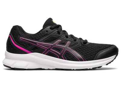 Tenis Para Correr Asics Jolt 3 (D) Mujer Negros Rosas | MX1062-304