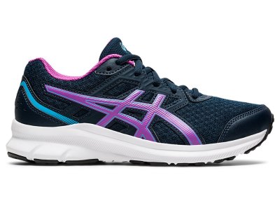 Tenis Para Correr Asics Jolt 3 Niños Azules Morados | MX4432-603