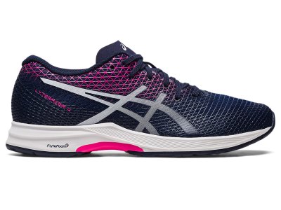 Tenis Para Correr Asics LyterACEr 4 Mujer Negros Blancos | MX8622-869