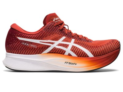 Tenis Para Correr Asics Magic Speed 2 Hombre Marrom Blancos | MX5070-902