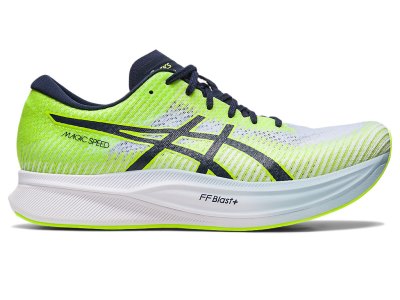 Tenis Para Correr Asics Magic Speed 2 Hombre Verdes Negros | MX7703-772