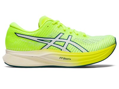 Tenis Para Correr Asics Magic Speed 2 Mujer Amarillos Blancos | MX0600-373