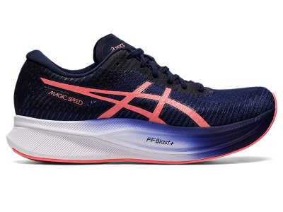 Tenis Para Correr Asics Magic Speed 2 Mujer Azules Azules Coral | MX2194-764