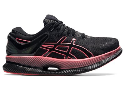 Tenis Para Correr Asics Metaride Mujer Negros Coral | MX3295-744