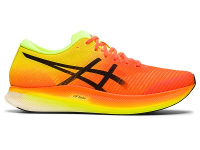 Tenis Para Correr Asics Metaspeed Edge Mujer Naranjas Negros | MX5177-049