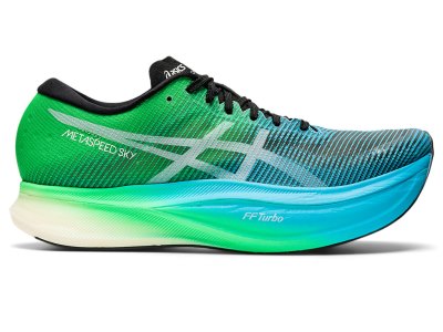 Tenis Para Correr Asics Metaspeed Sky+ Hombre Negros Turquesa | MX7577-484