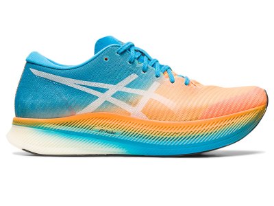 Tenis Para Correr Asics Metaspeed Sky Hombre Naranjas Azules | MX5166-808