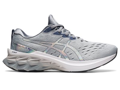 Tenis Para Correr Asics Novablast 2 Platinum Hombre Grises Blancos | MX1177-508