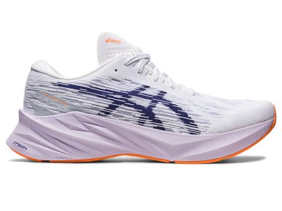 Tenis Para Correr Asics Novablast 3 Hombre Blancos Azules Azules | MX2098-342